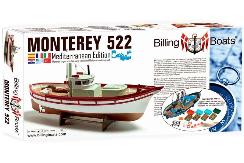 Billing Boats 1:20 Monterey (Mediterranean Edition) - Wooden Hull 01-00-0522
