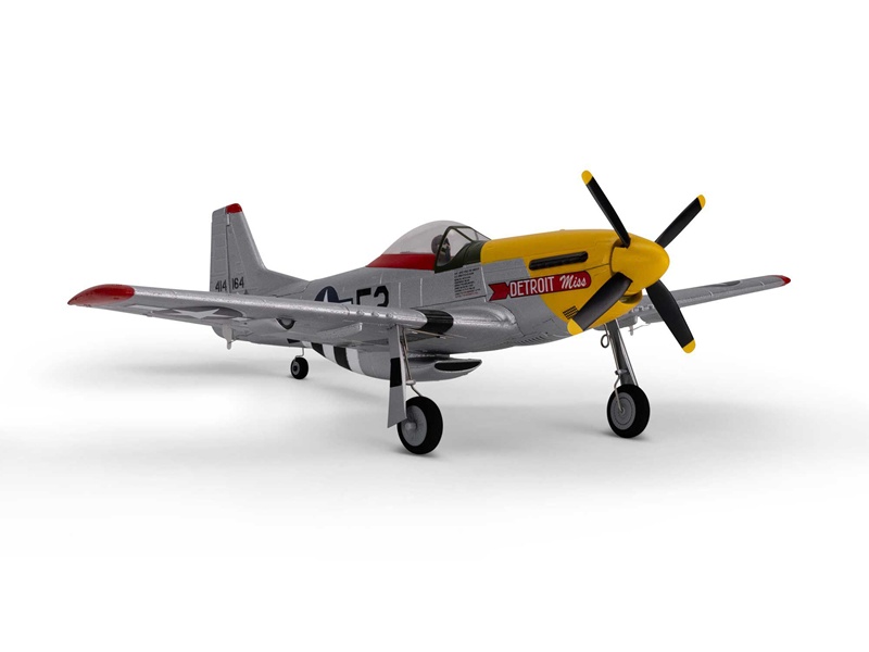 Eflite UMX P-51D Mustang "Detroit Miss" BNF Basic with AS3X and SAFE A-EFLU7350