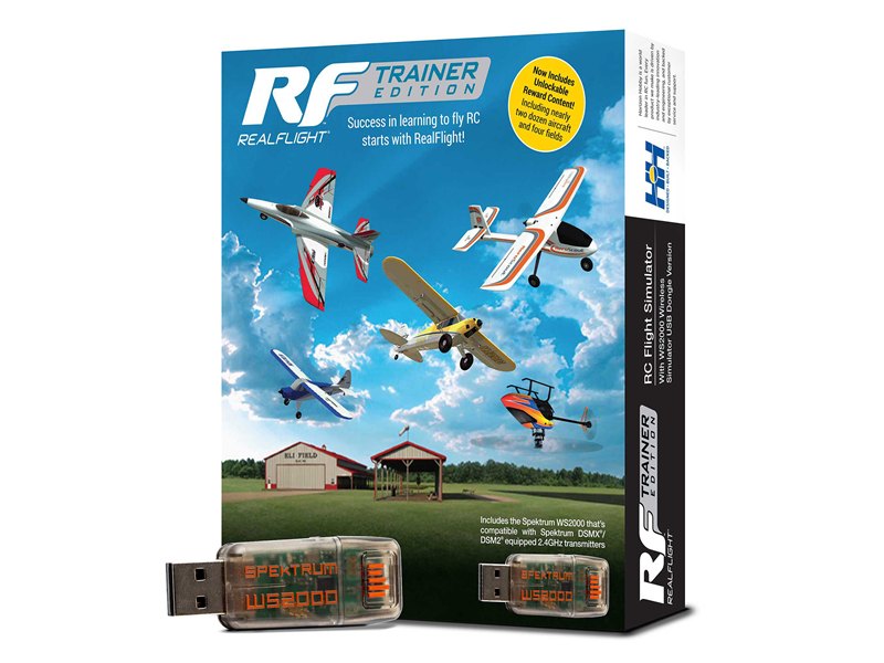 RealFlight Trainer Edition RC Flight Simulator with WS2000 Dongle