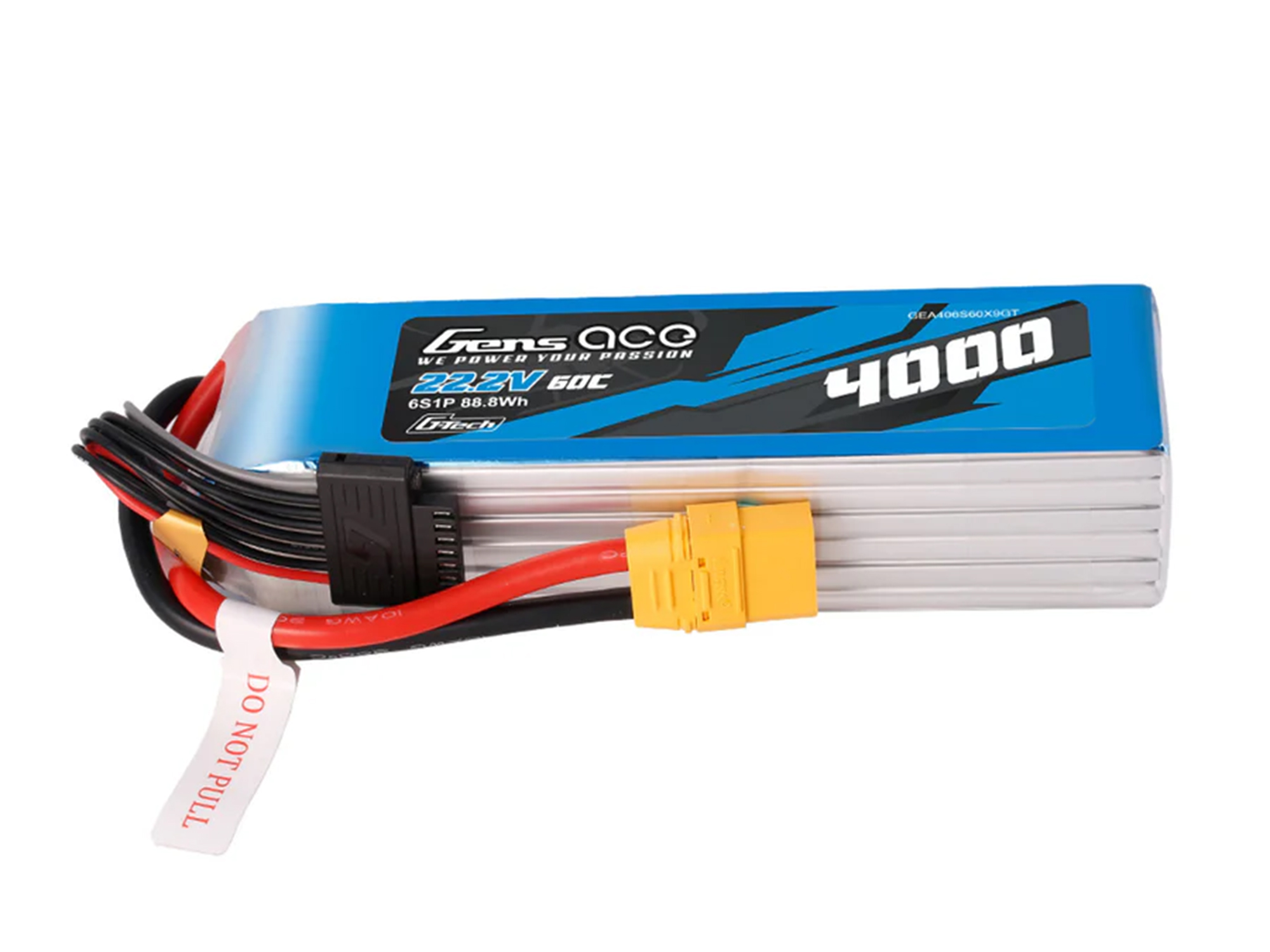 Gens Ace Li-Po G-Tech 6S 22.2V 4000mAh 60C with XT90 O-GT6S4000-60X9