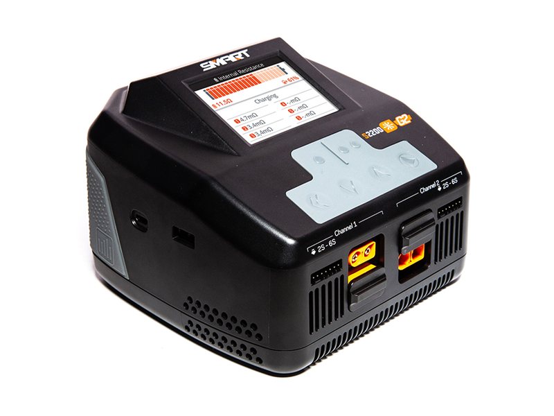 Spektrum S2200 Smart G2 AC Charger 2x200W O-SPMXC2010