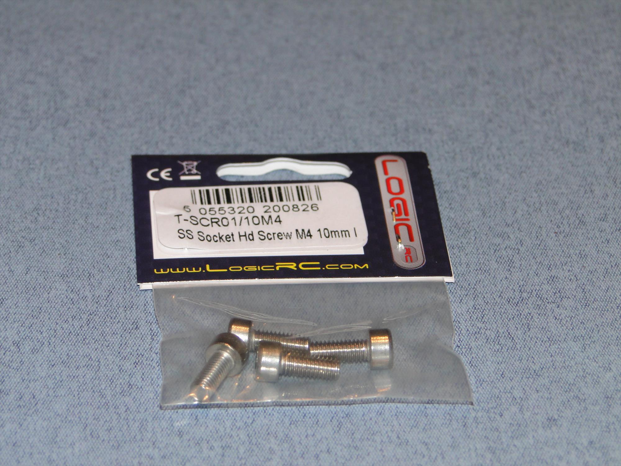 Radio Active SS Socket Hd Screw M4 10mm Pk4 T-SCR01/10M4
