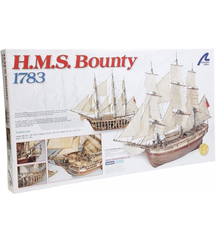 Artesania Latina Frigate HMS Bounty 1/48 Wooden Model Ship Kit AL22810