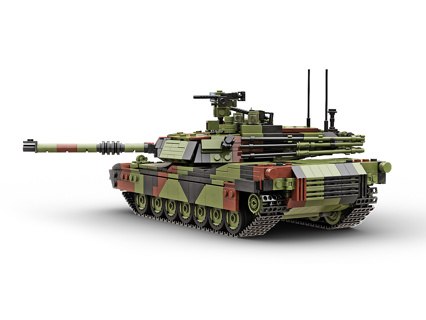 Build Army M1A2 Abrams Main Battle Tank BM003
