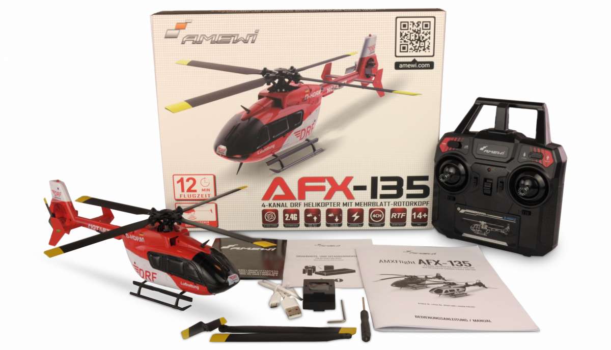 Amewi AFX-135 DRF Helicopter 4-Channel 6G RTF 25327