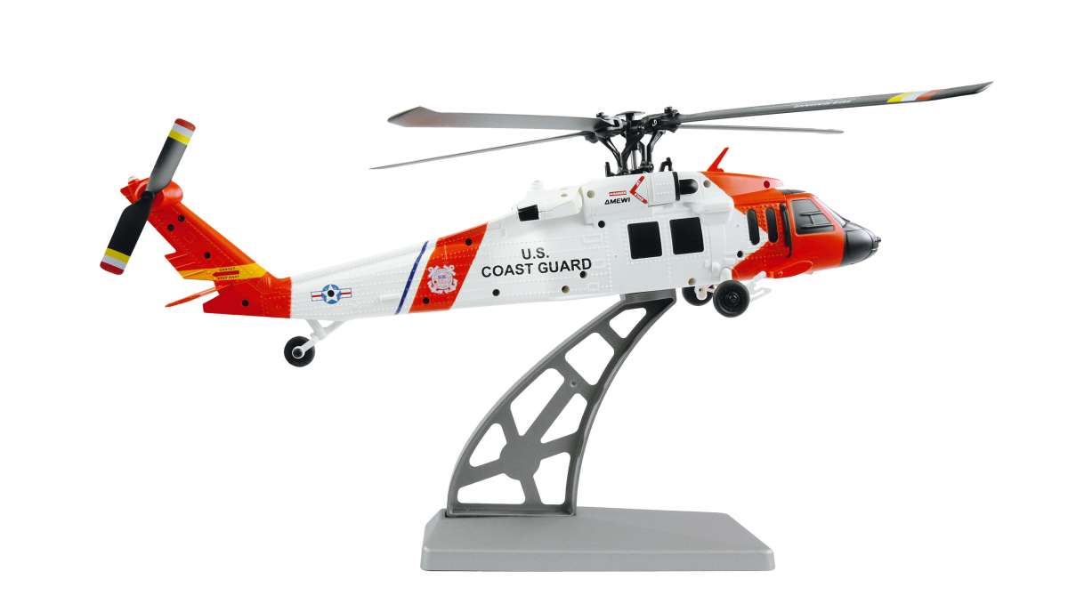 Amewi UH-60L Black Hawk Coast Guard Brushless Helicopter 4-Channel 6G RTF 25357
