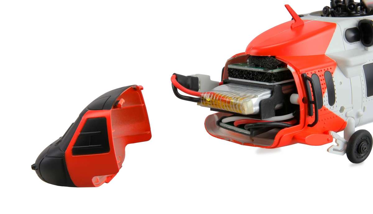 Amewi UH-60L Black Hawk Coast Guard Brushless Helicopter 4-Channel 6G RTF 25357