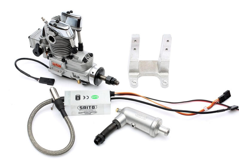 Saito FG-11 Four Stroke Petrol Engine SAT11FG, Model Shop Leeds