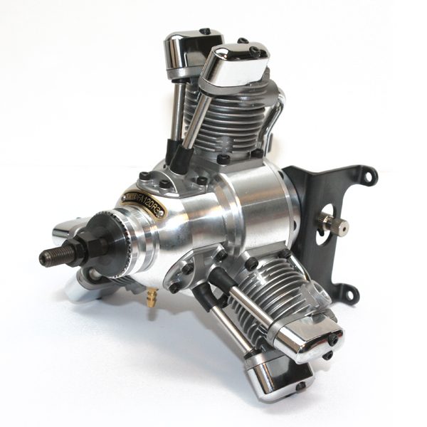 Saito FA-120R3 Radial Four Stroke Glow Engine SAT120R3, Model Shop