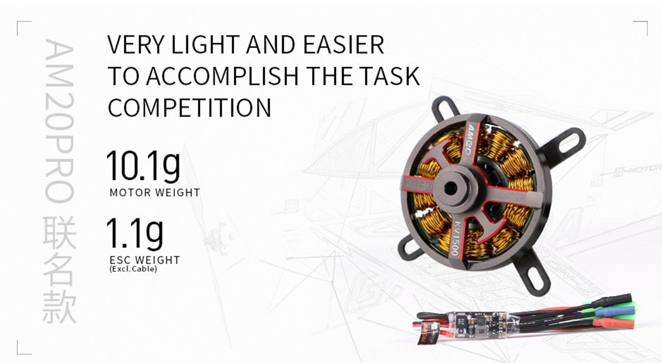 T-Motor AM20-1500Kv Pro Combo Suitable Indoor TM-AM20-C1500, Model Shop ...