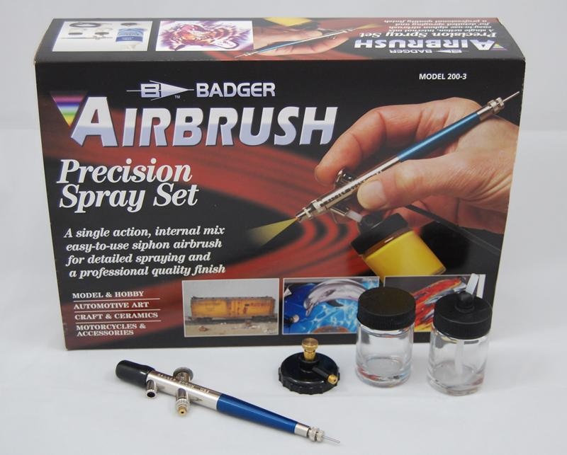 Badger 2003 Airbrush Precision Spray Paint Set, Model Shop Leeds