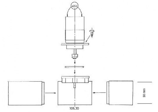 Raboesch Bow Thruster 30/33x148mm 108-30 RAB-108-30