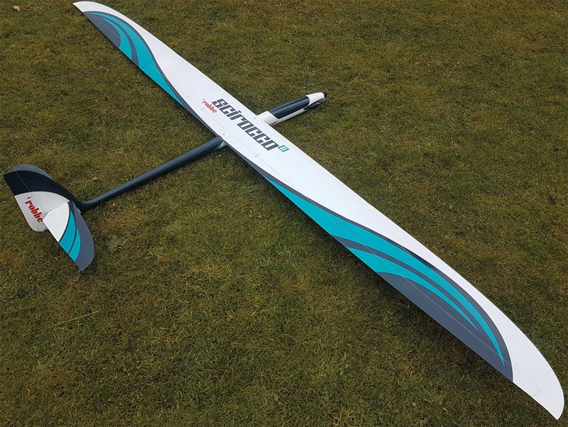 Robbe Scirocco S 3750mm Full-GRP High Performance Glider w/ 4 Flap Wings - Petrol PNP 2669