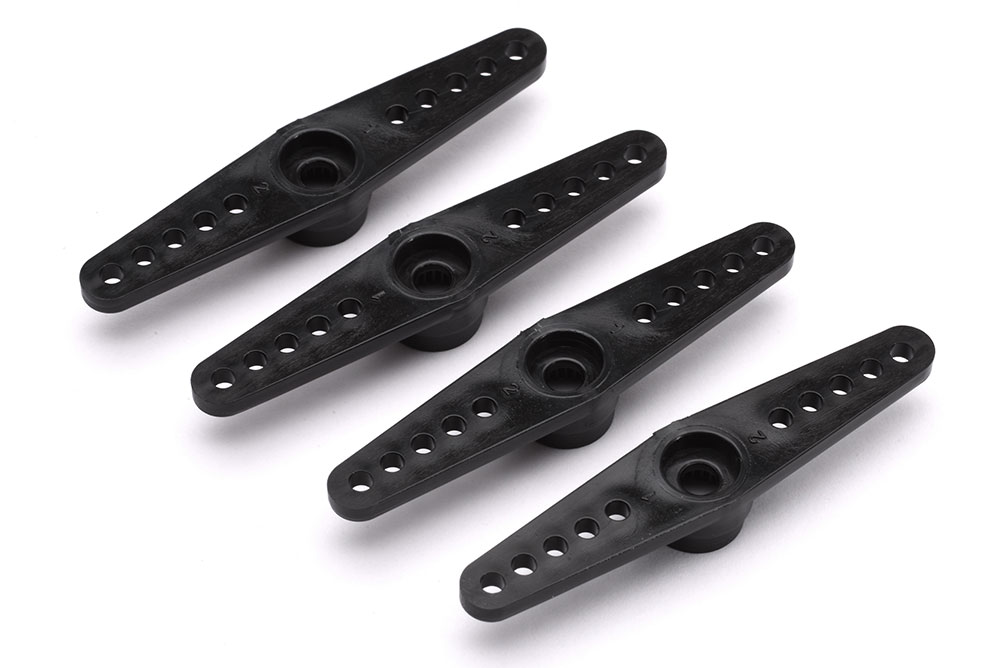 Futaba Plastic Servo Horn E (Twin 4pcs) FUTEBS0142, Model Shop Leeds