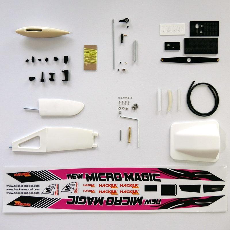 Hacker New Micro Magic 2020 Sailing Boat ARTR HCB2550A