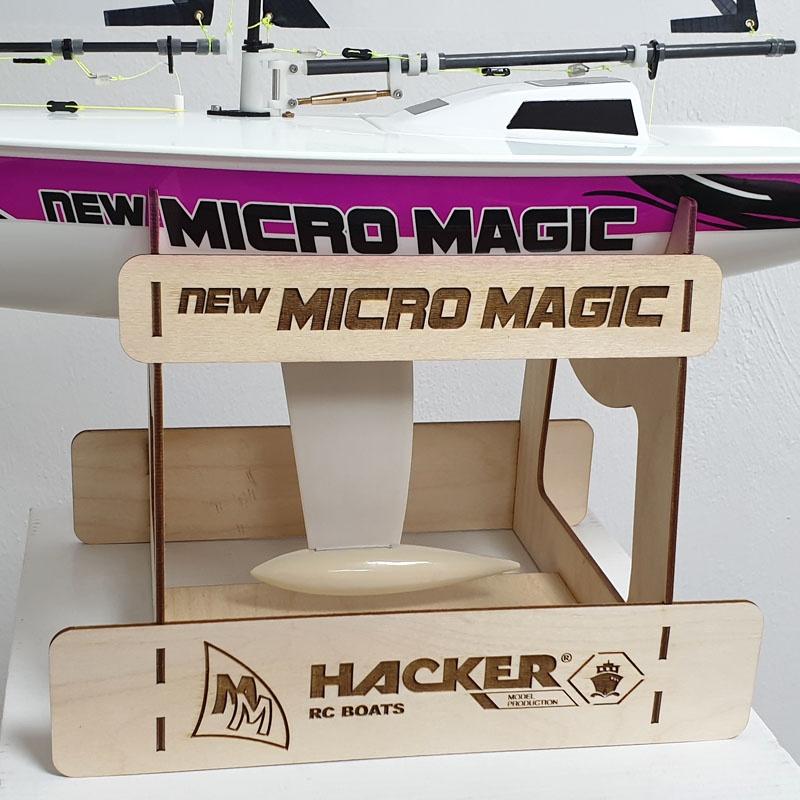 Hacker New Micro Magic 2020 Sailing Boat ARTR HCB2550A