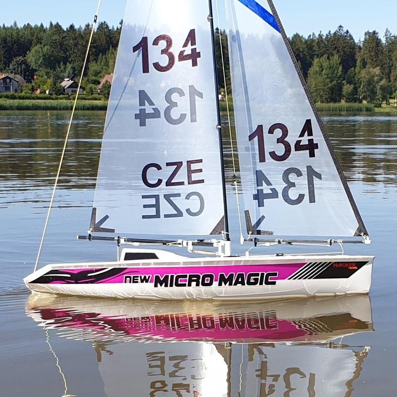 Hacker New Micro Magic 2020 Sailing Boat ARTR HCB2550A