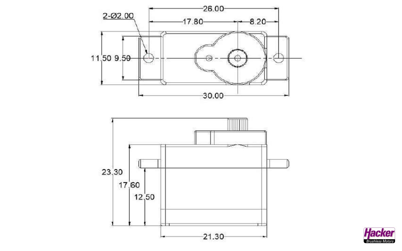 Hacker Digital Micro Servo DITEX EL0117M 51000117