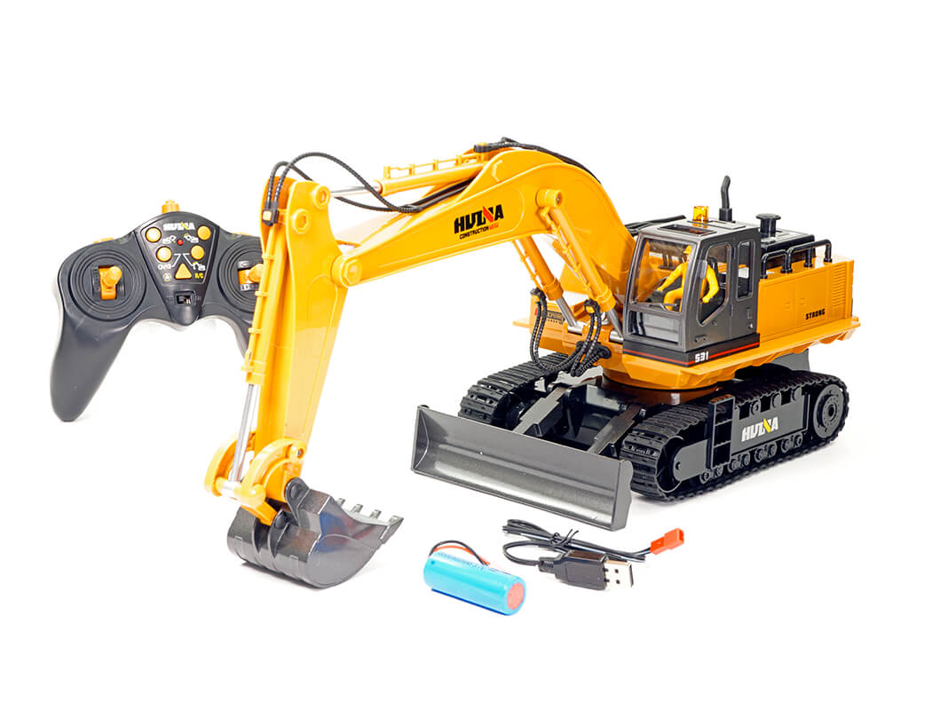 Huina 1/16 Scale RC Excavator 2.4G 11ch w/Die Cast Bucket CY1531