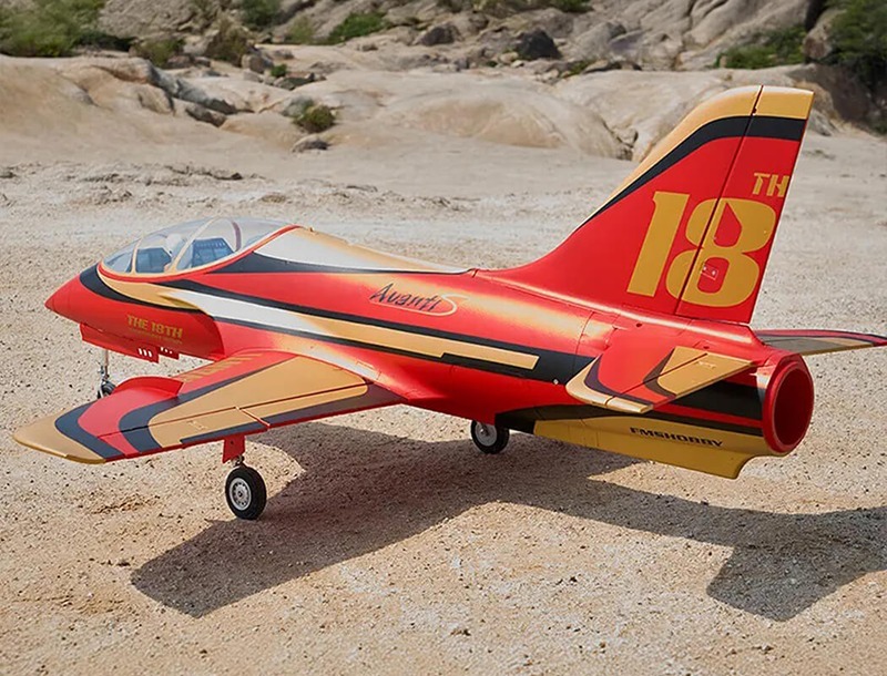 FMS Avanti 90mm EDF PNP Red FMS150PRD