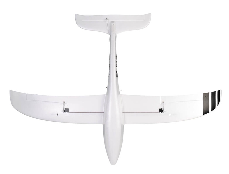 Top RC T1400 Glider 1400mm Pusher Prop Trainer Model - PNP TOP100B