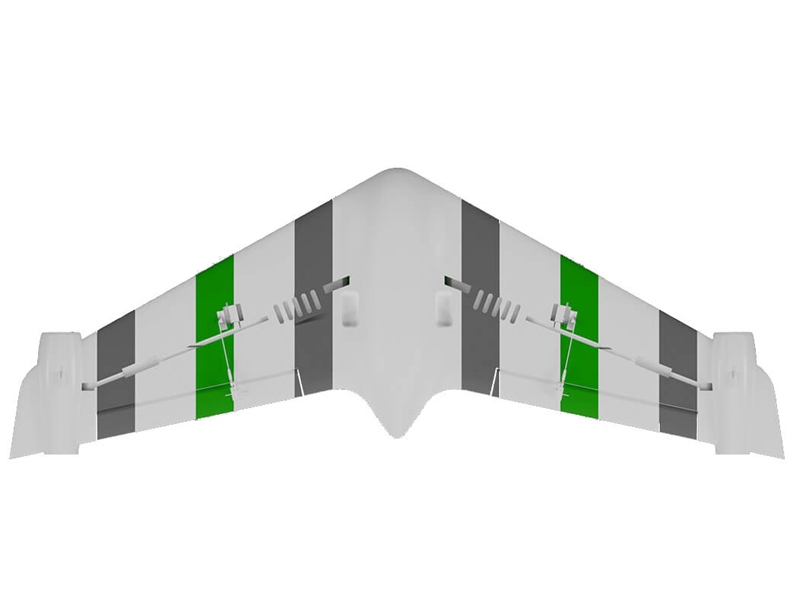 Xfly Eagle 40mm Twin EDF Flying Wing 1019mm PNP w/ Gyro - Green XF115PG-G
