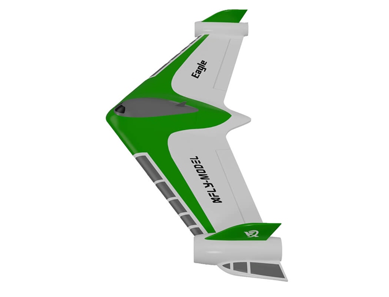 Xfly Eagle 40mm Twin EDF Flying Wing 1019mm PNP w/ Gyro - Green XF115PG-G