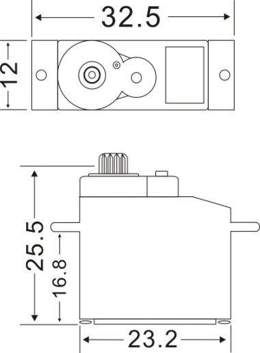 Master Digital Servo DS2312 MG C5637