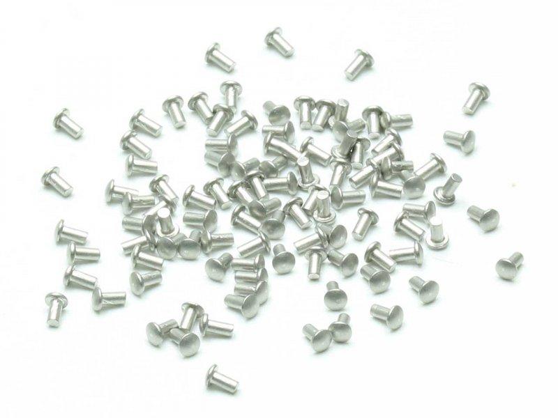 Extron Scale Rivets Aluminium 2mm x 1mm (100pcs) X6915, Model Shop Leeds