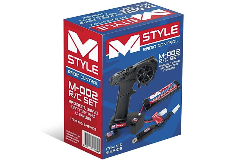 Mstyle R/C Set - Radioset, Servo, Battery and Charger 542409