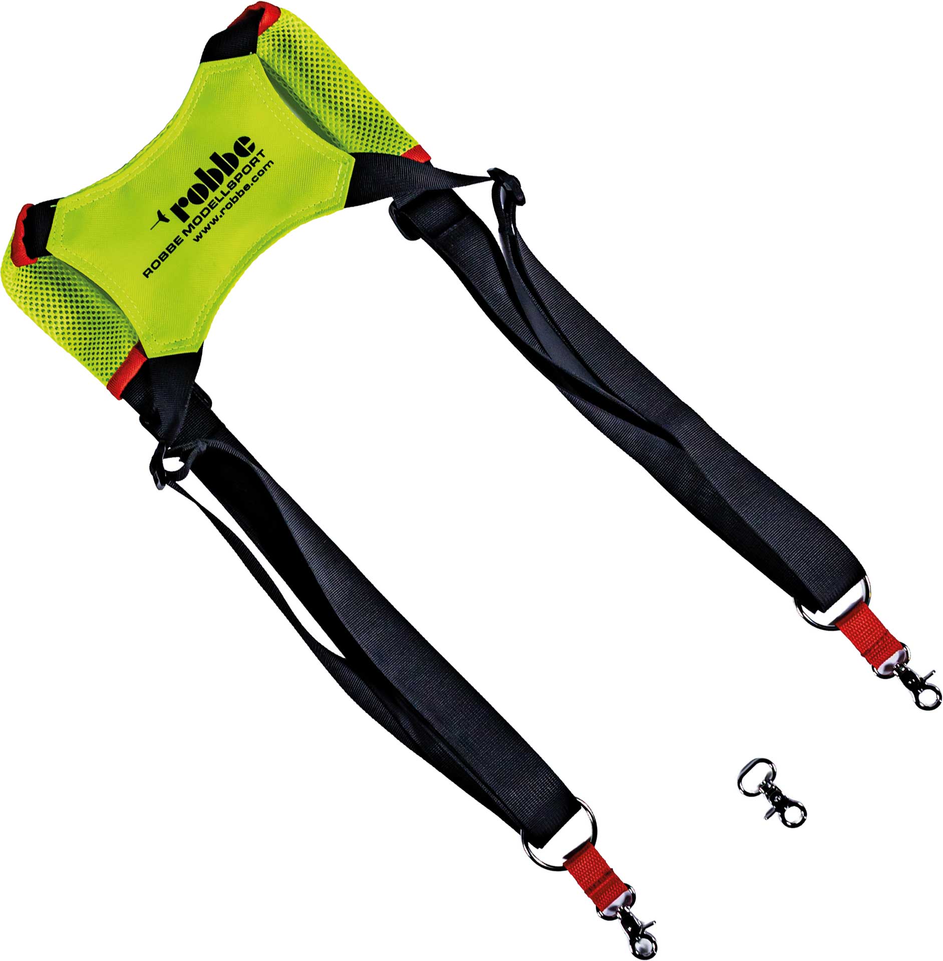 Robbe Transmitter Shoulder Strap, yellow/green (Cross-belt) 90340079