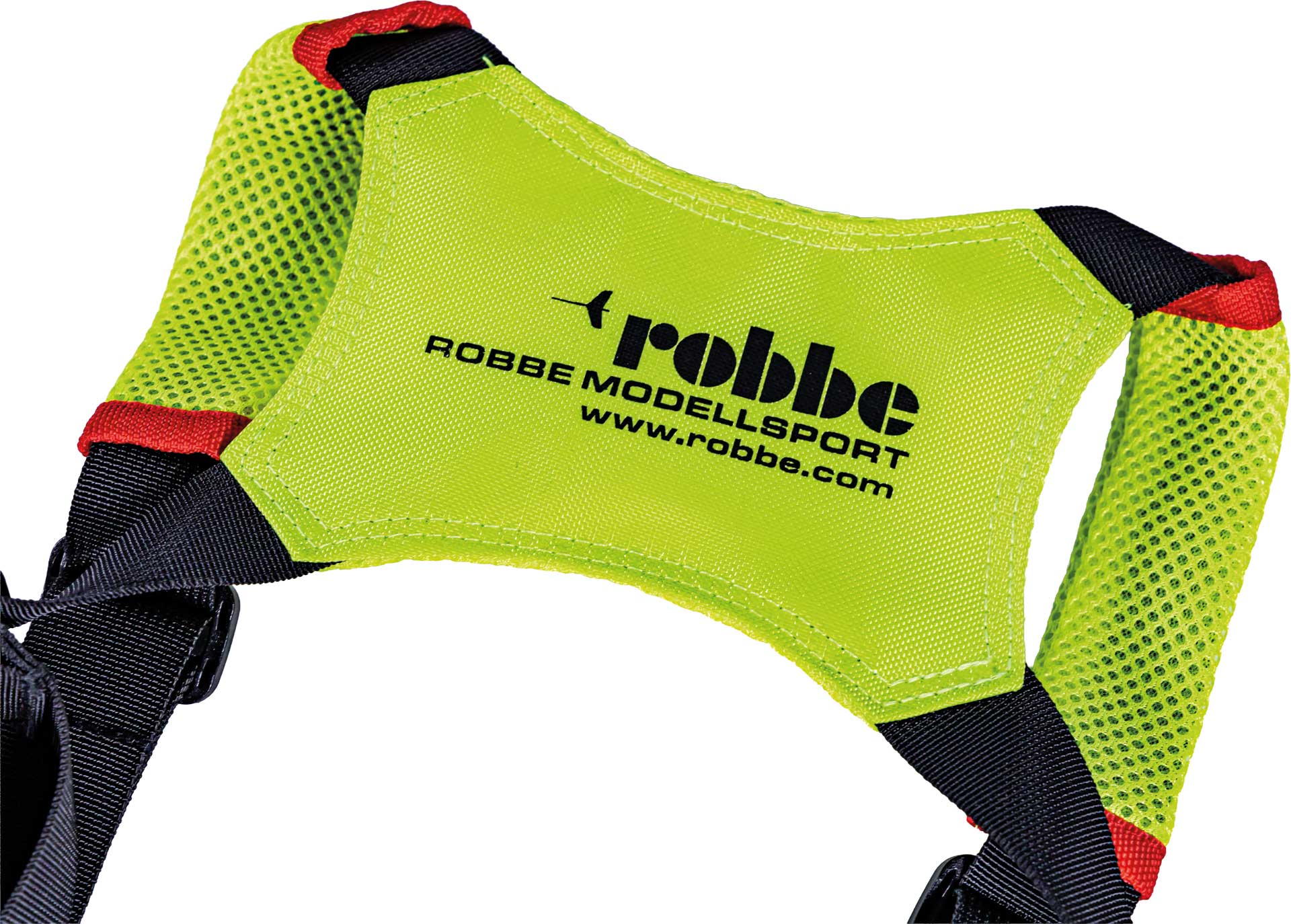 Robbe Transmitter Shoulder Strap, yellow/green (Cross-belt) 90340079