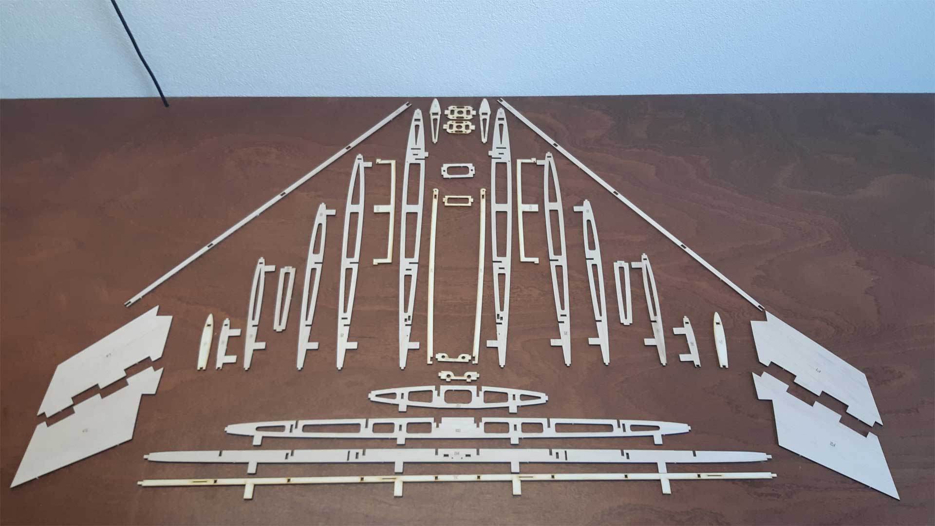 Flying Dutchman Kits Lightning "one" Delta CNC [kit-to-build] 9789510