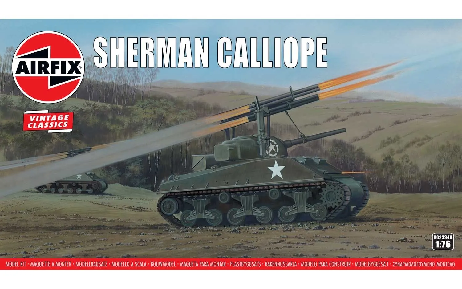 Airfix 1:76 Sherman Calliope A02334V