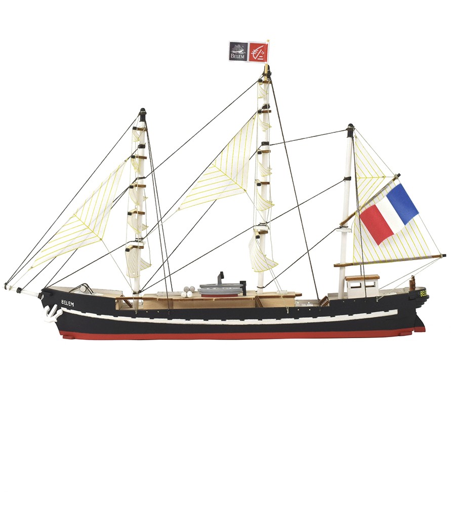 Artesania Latina Training Ship Belem Easy Kit. Wooden Model Ship with Paints AL17001