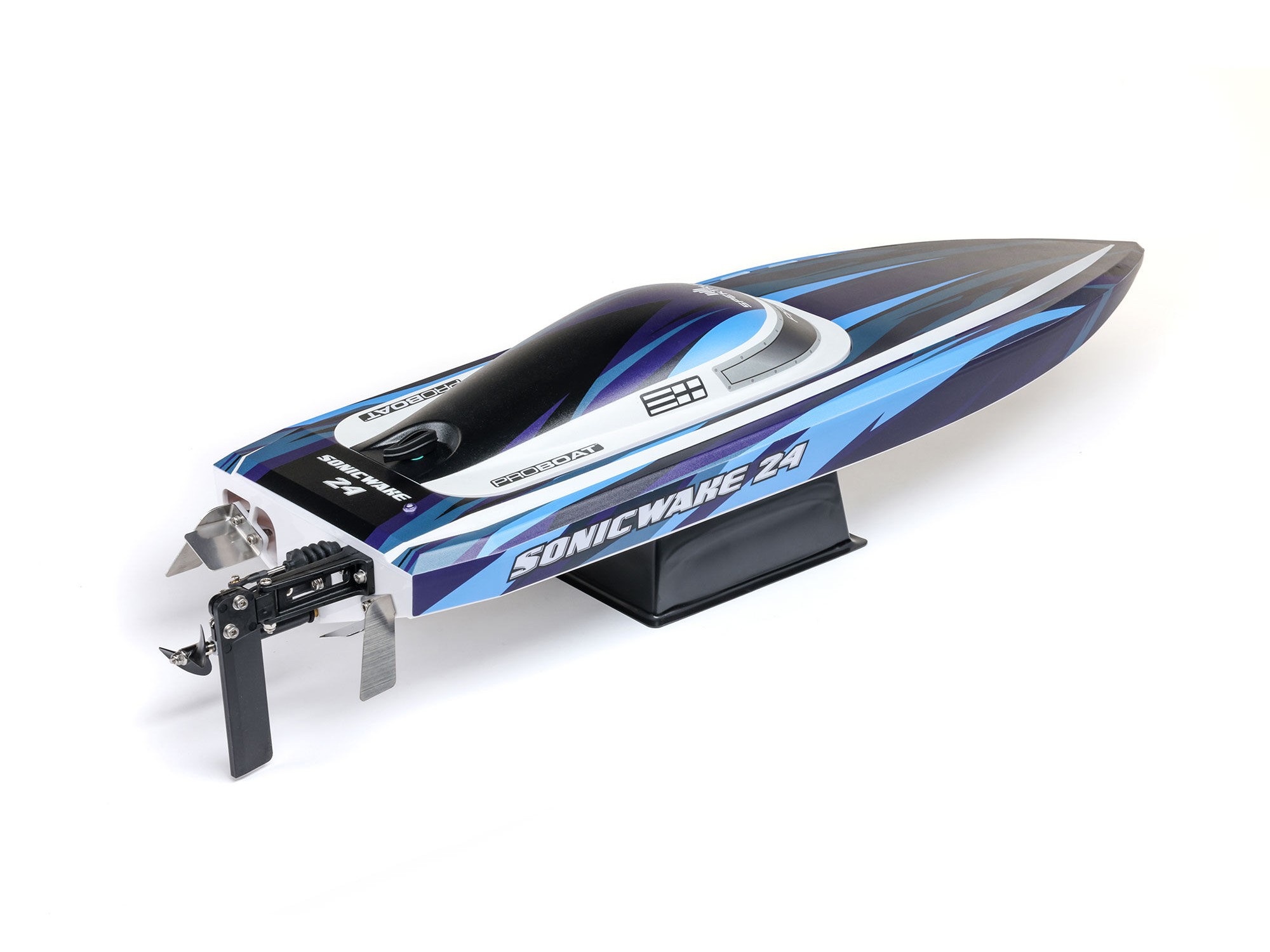Proboat Sonicwake 24" Self-Righting Brushless Deep-V RTR, Blue B-PRB-1992T2