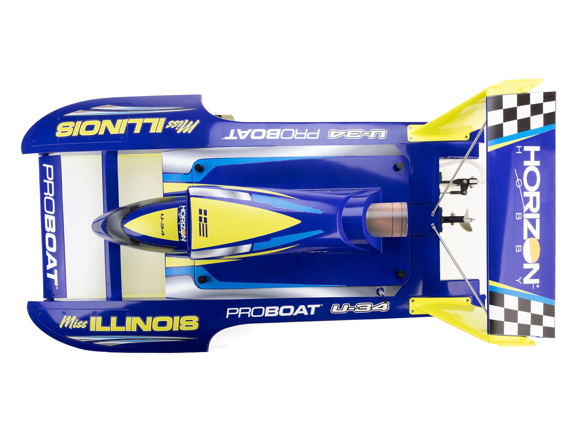 Proboat Miss Illinois U-34 34" Unlimited Hydro Race RTR Boat B-PRB-2072T1