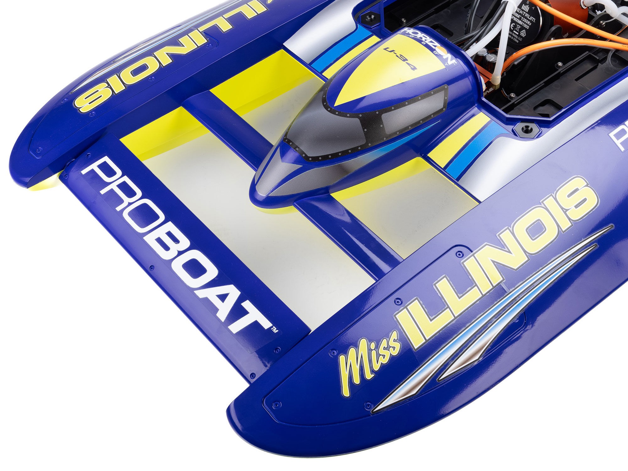Proboat Miss Illinois U-34 34" Unlimited Hydro Race RTR Boat B-PRB-2072T1