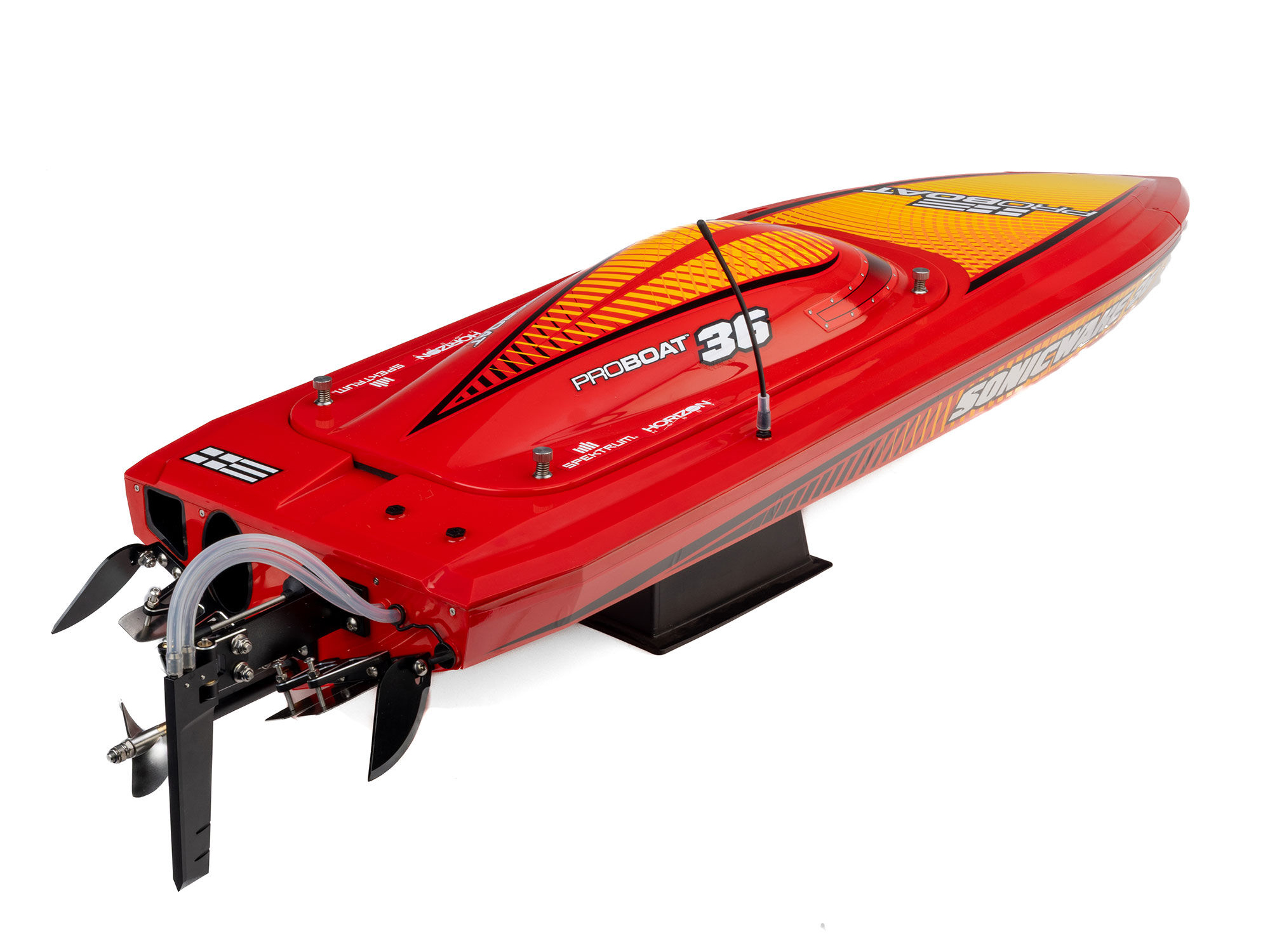 ProBoat Sonicwake 36" V3 Self-Righting V-Hull Boat RTR, Red B-PRB-2171T2