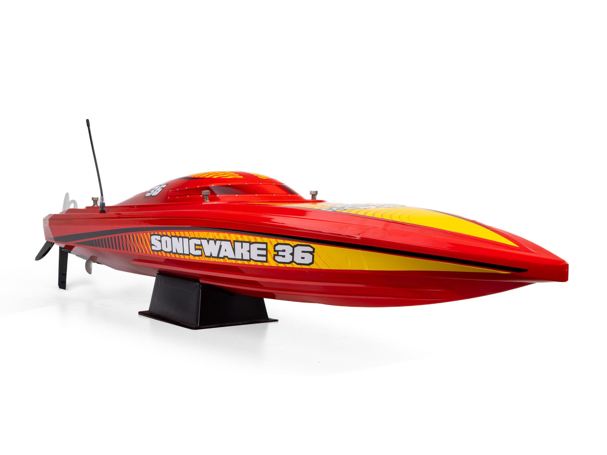 ProBoat Sonicwake 36" V3 Self-Righting V-Hull Boat RTR, Red B-PRB-2171T2
