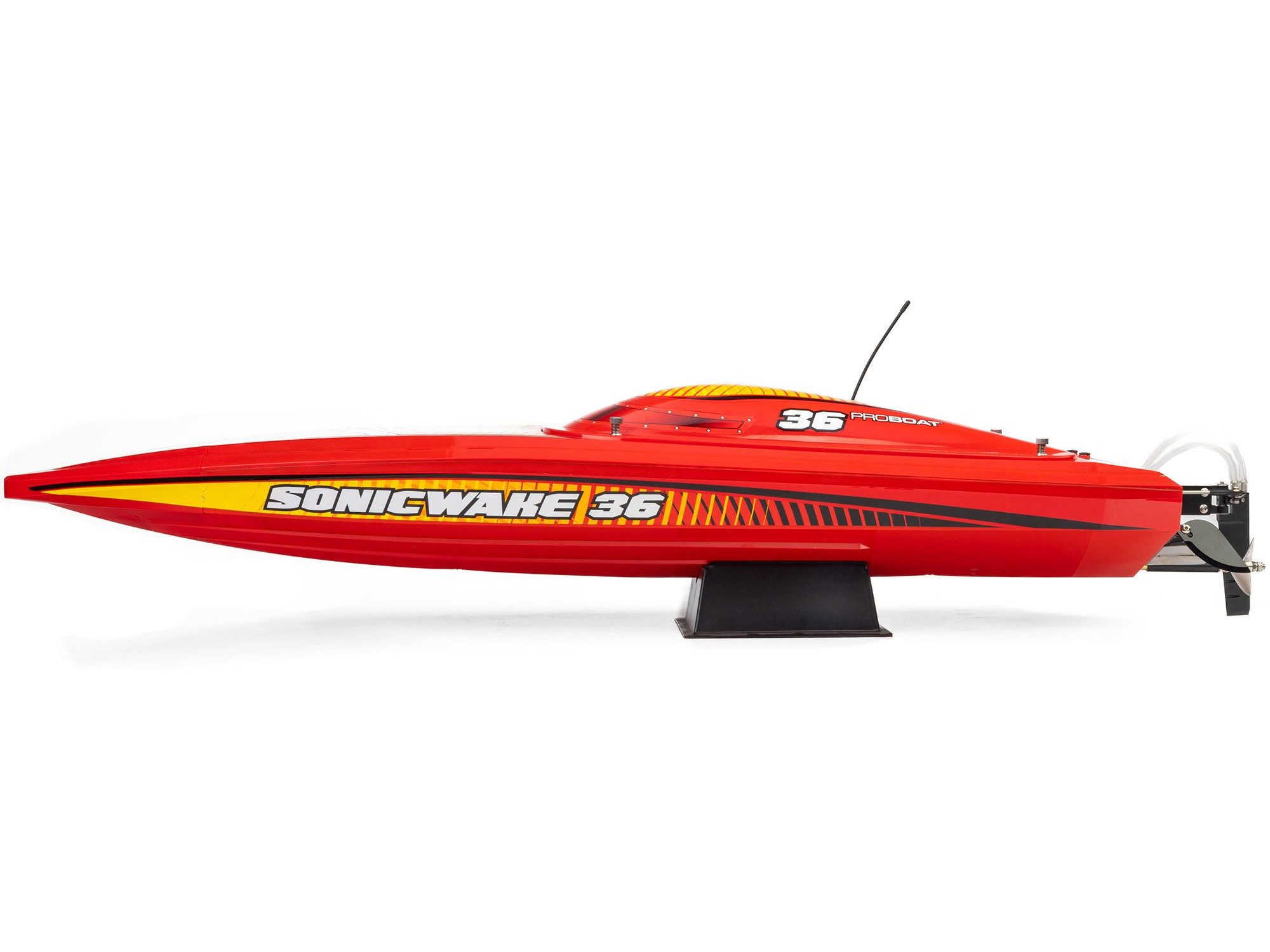 ProBoat Sonicwake 36" V3 Self-Righting V-Hull Boat RTR, Red B-PRB-2171T2