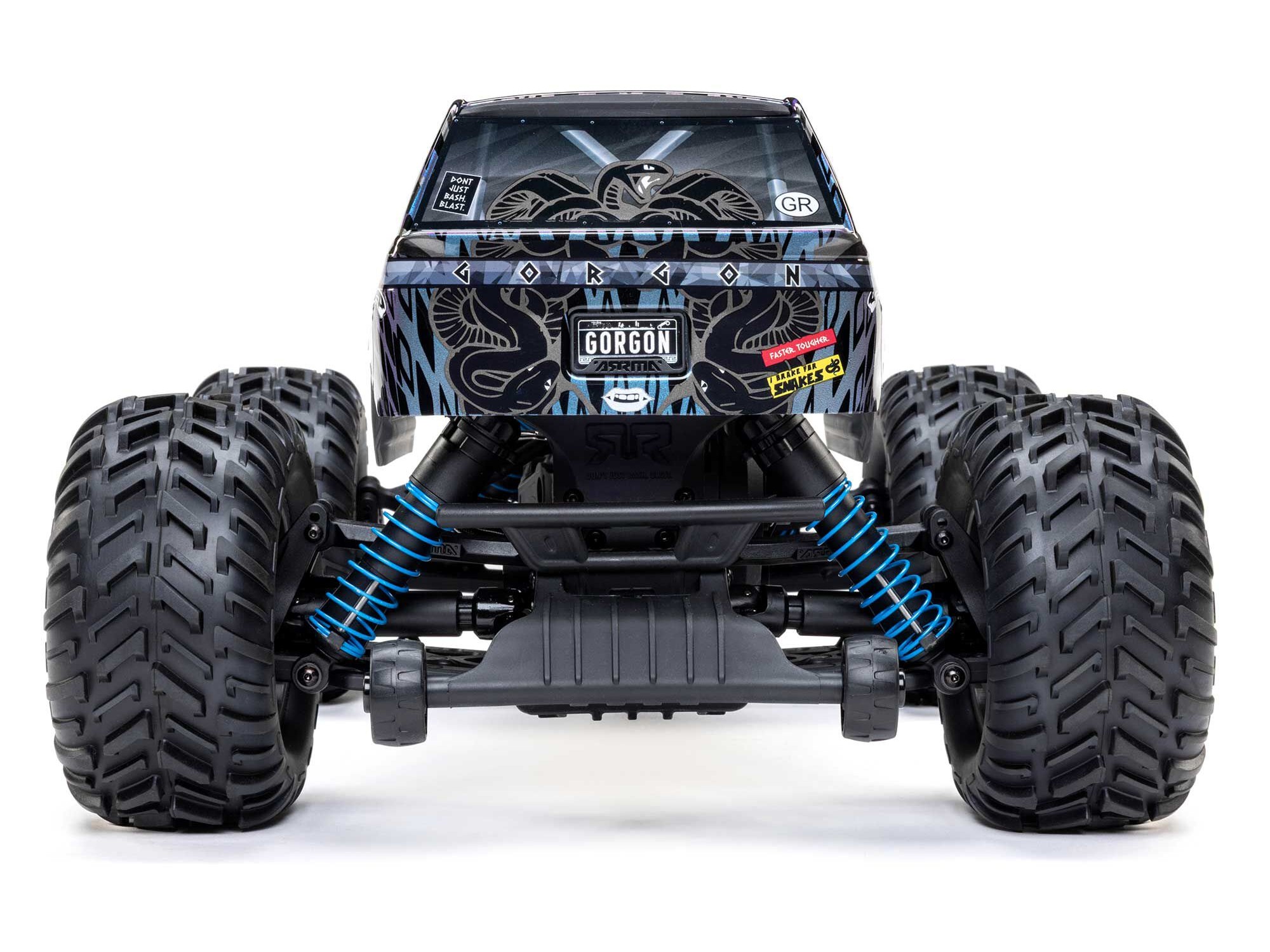 Arrma 1/10 GORGON 223S 2WD RTR Monster Truck, Blue/Black C-ARA3530T1