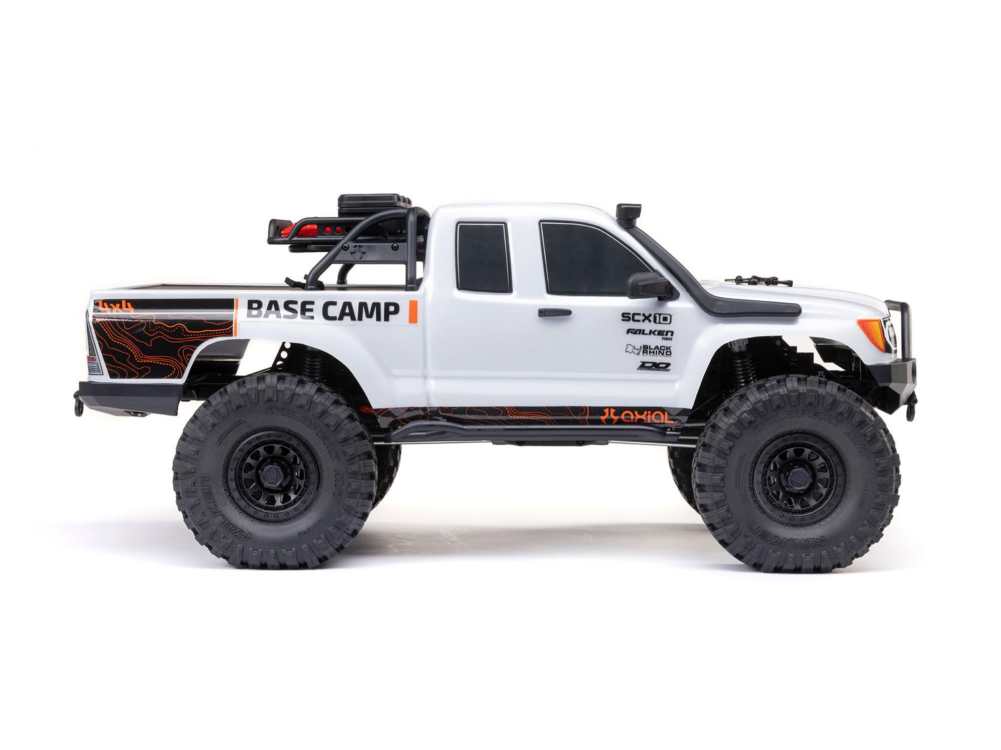 Axial 1/10 SCX10 III Base Camp 4X4 Rock Crawler RTR White C-AXI-1375T1
