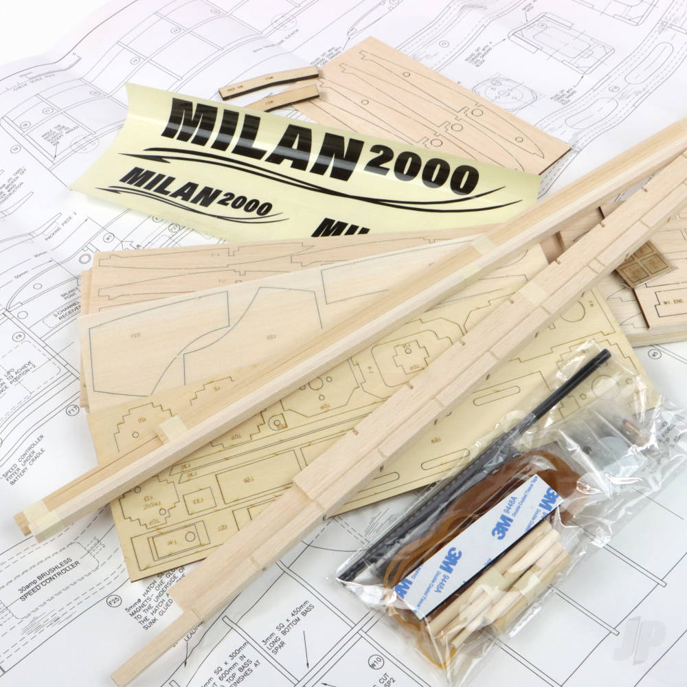 DPR Milan 2000 Motor Glider 2.0m (79in) [kit-to-build] DPRTN0007