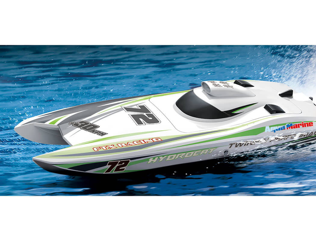 FTX Hydrocat Brushless 3S RC Turbojet Speedboat 40cm - White FTX0800W