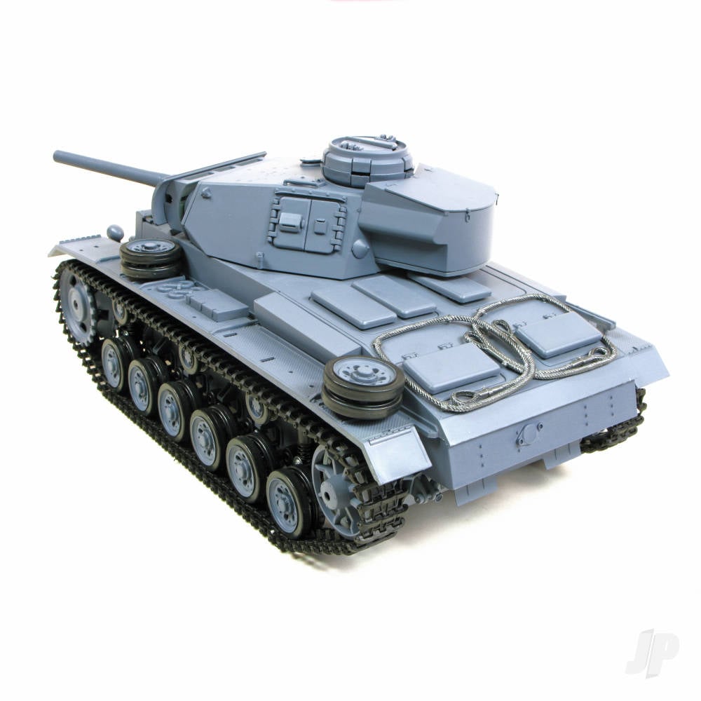 Henglong 1:16 German Panzer III (2.4GHz + Shooter + Smoke + Sound) HLG3848-1B