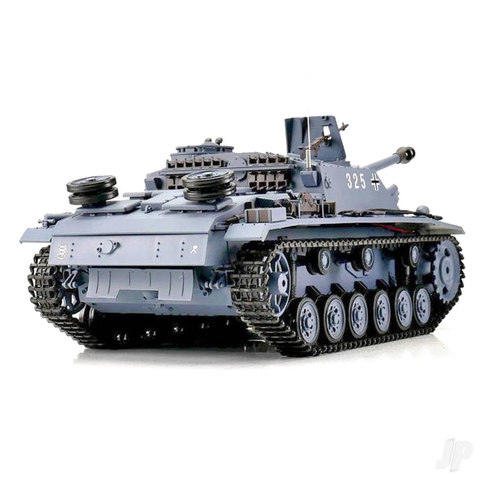 Henglong 1:16 German Stug III (2.4GHz + Shooter + Smoke + Sound) HLG3868-1