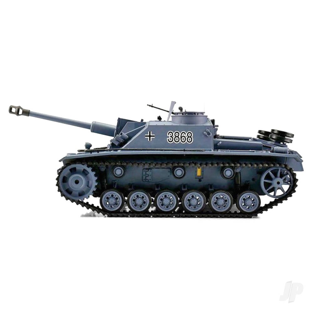 Henglong 1:16 German Stug III (2.4GHz + Shooter + Smoke + Sound) HLG3868-1