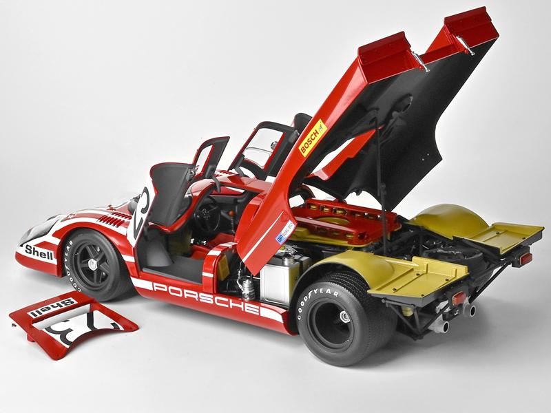 IXO Porsche 917 KH #23 Salzburg 1/8 Scale Metal & Plastic Kit IXCPORREDFK