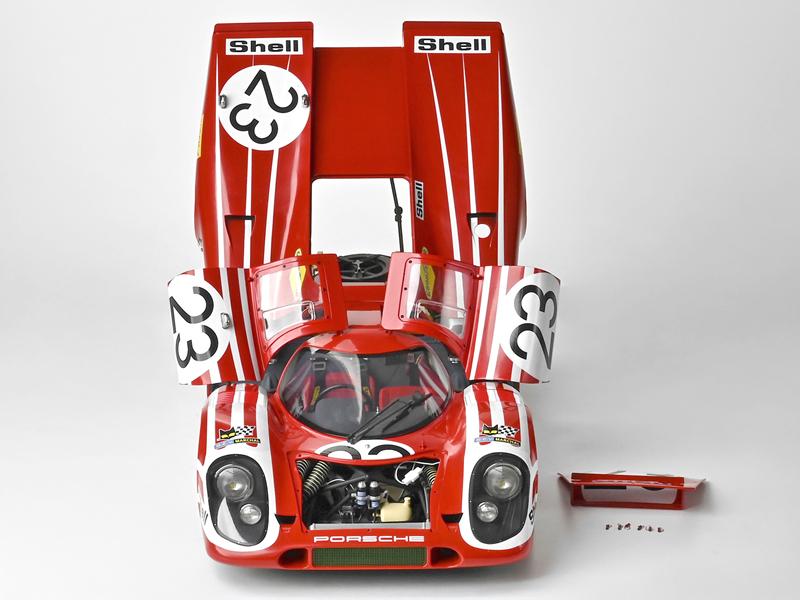 IXO Porsche 917 KH #23 Salzburg 1/8 Scale Metal & Plastic Kit IXCPORREDFK